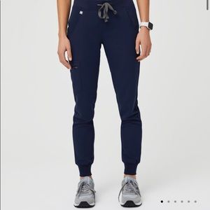 FIGS ZAMORA SCRUB JOGGER PANTS: X-LARGE/PETITE, NAVY BLUE. NWOT.